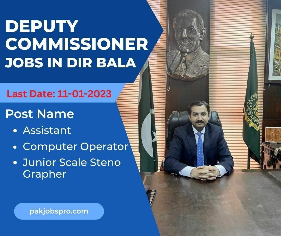 Deputy Commissioner Office Jobs 2023 in Dir Bala
