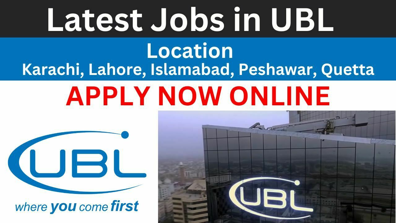 ubl bank jobs
