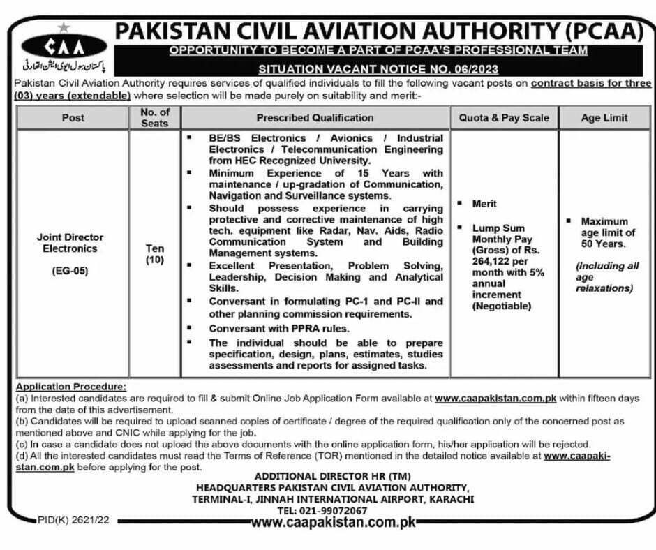 Civil Aviation Authority Jobs