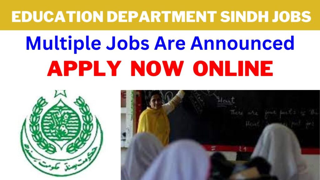 School Education Department Sindh Jobs