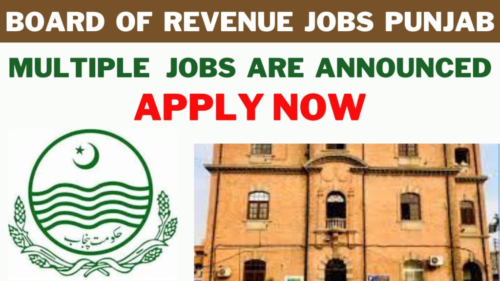 board of revenue punjab jobs