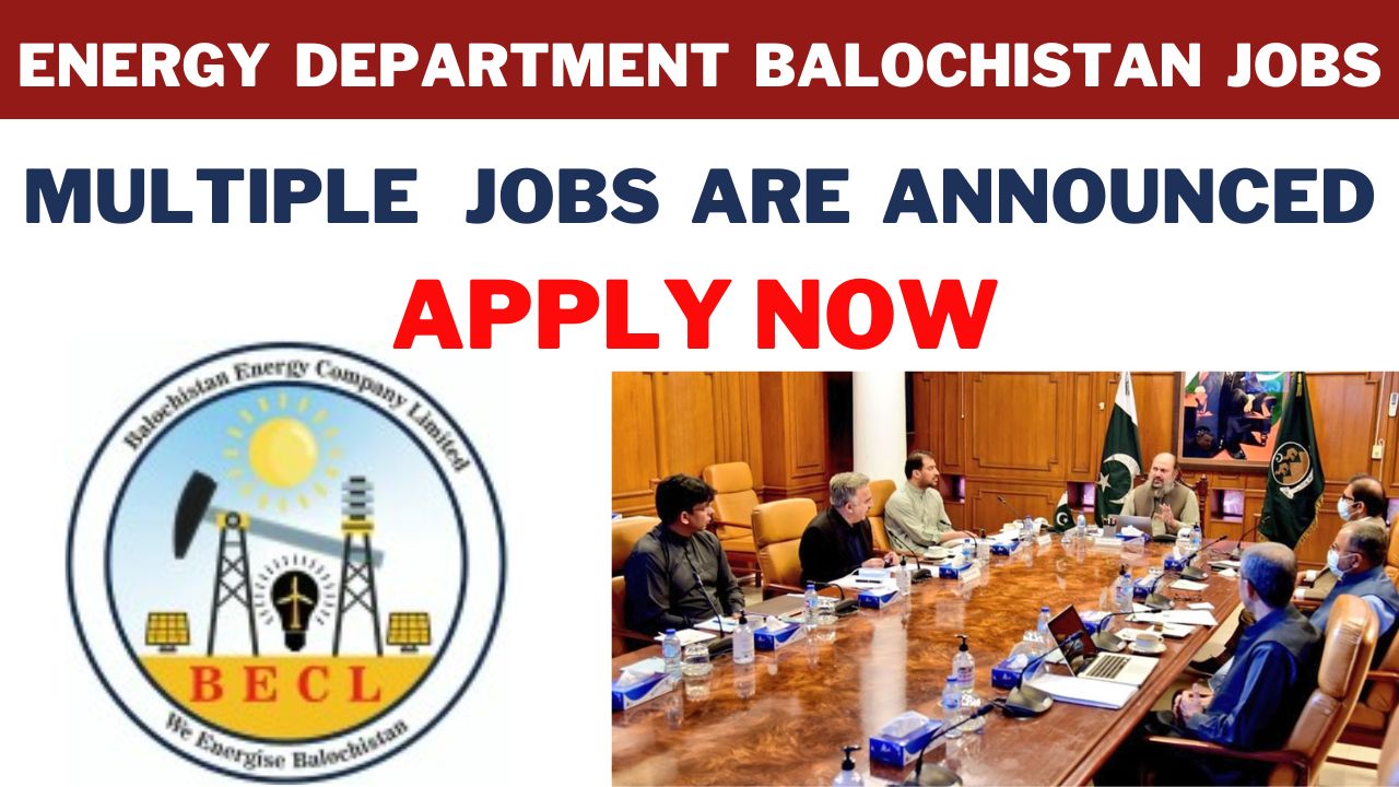 energy department balochistan jobs