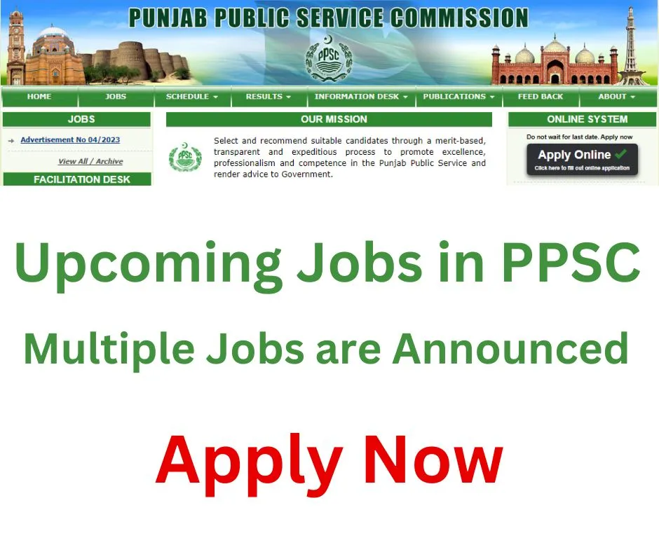 upcoming ppsc jobs