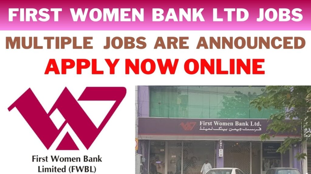 first women bank limited jobs