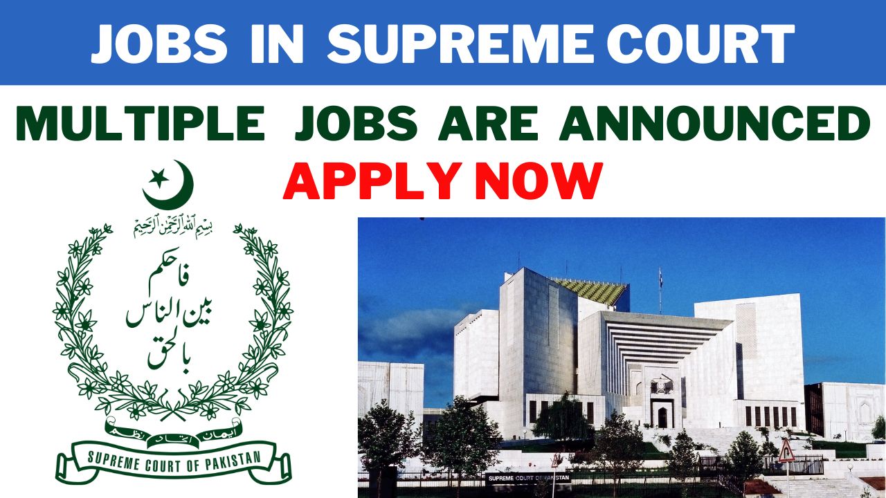 supreme court of Pakistan Jobs