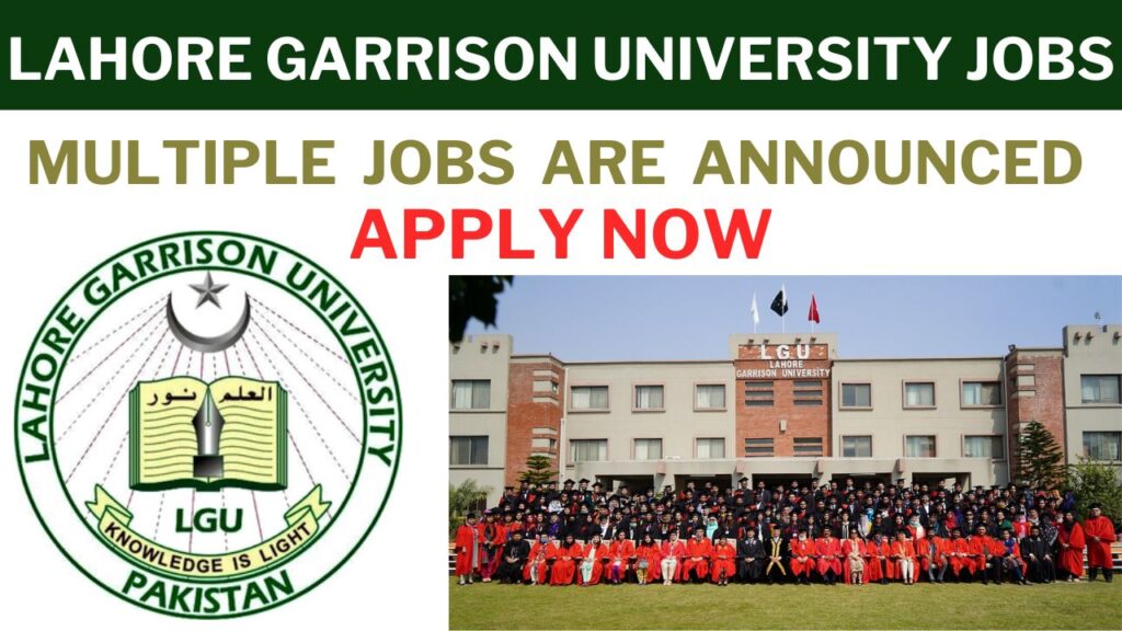 Lahore Garrison University Jobs