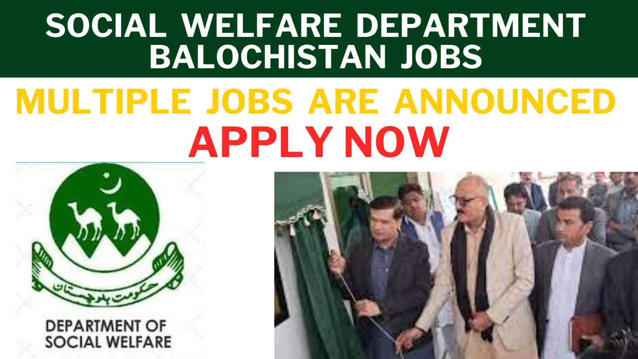Social Welfare Department Balochistan Jobs