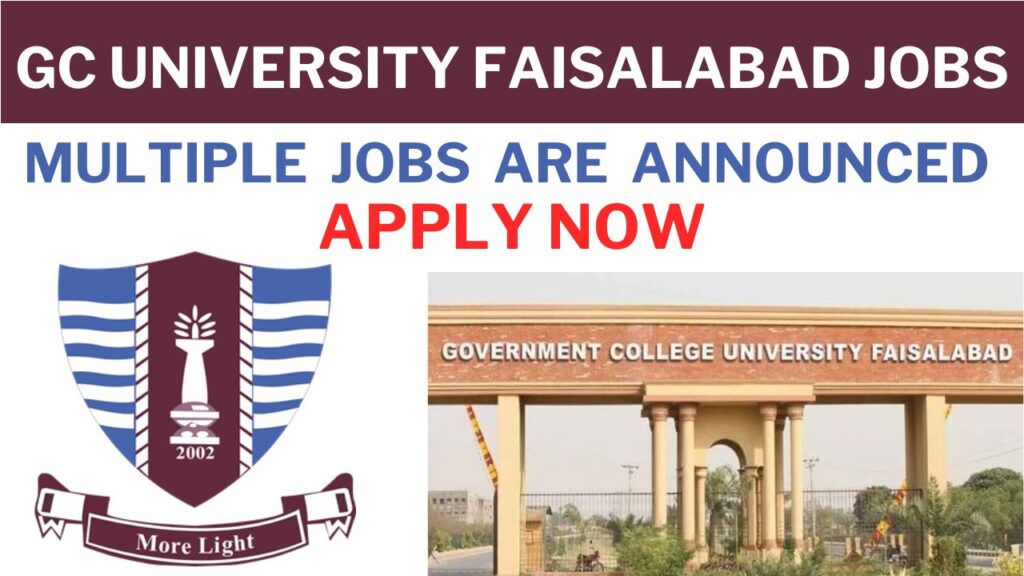 gc university faisalabad jobs