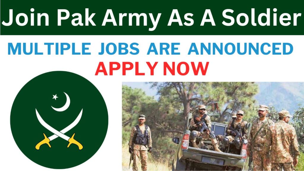 join pak army as soldier 1