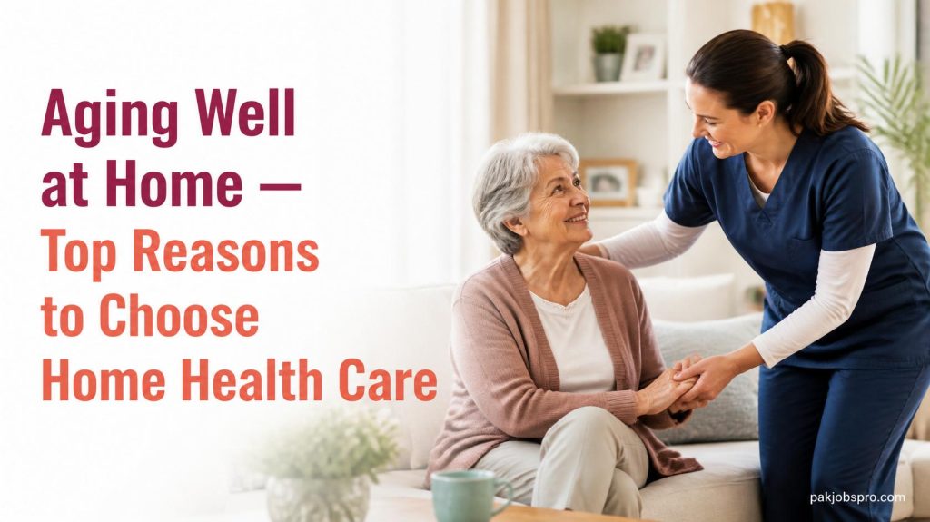 Aging Well at Home — Top Reasons to Choose Home Health Care 1 Aging Well at Home — Top Reasons to Choose Home Health Care