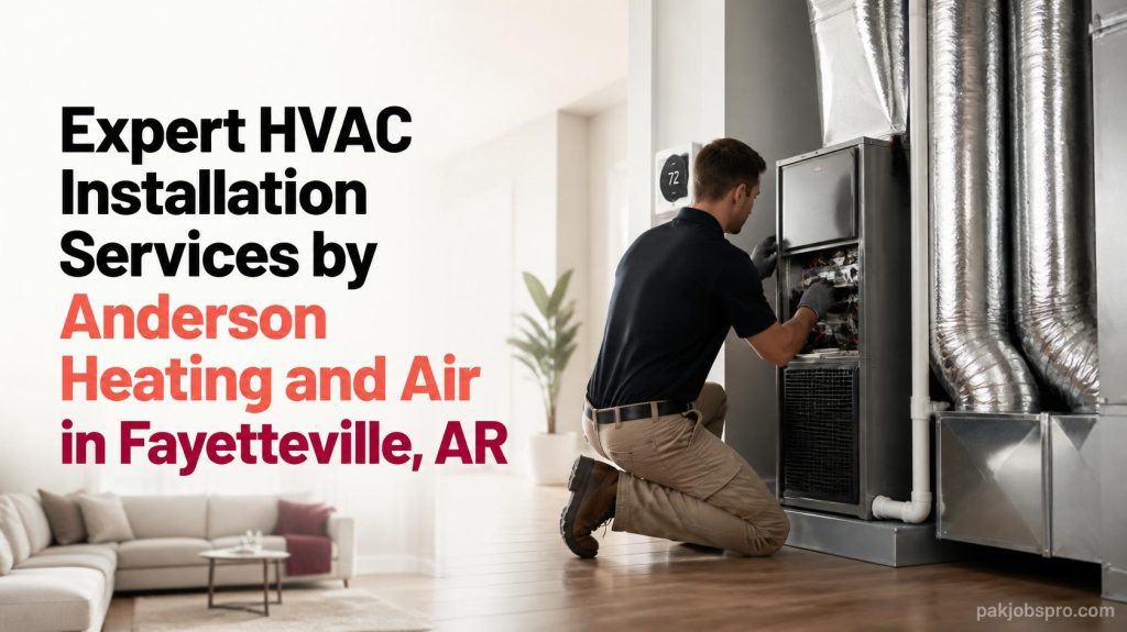 Expert HVAC Installation Services by Anderson Heating and Air in Fayetteville AR