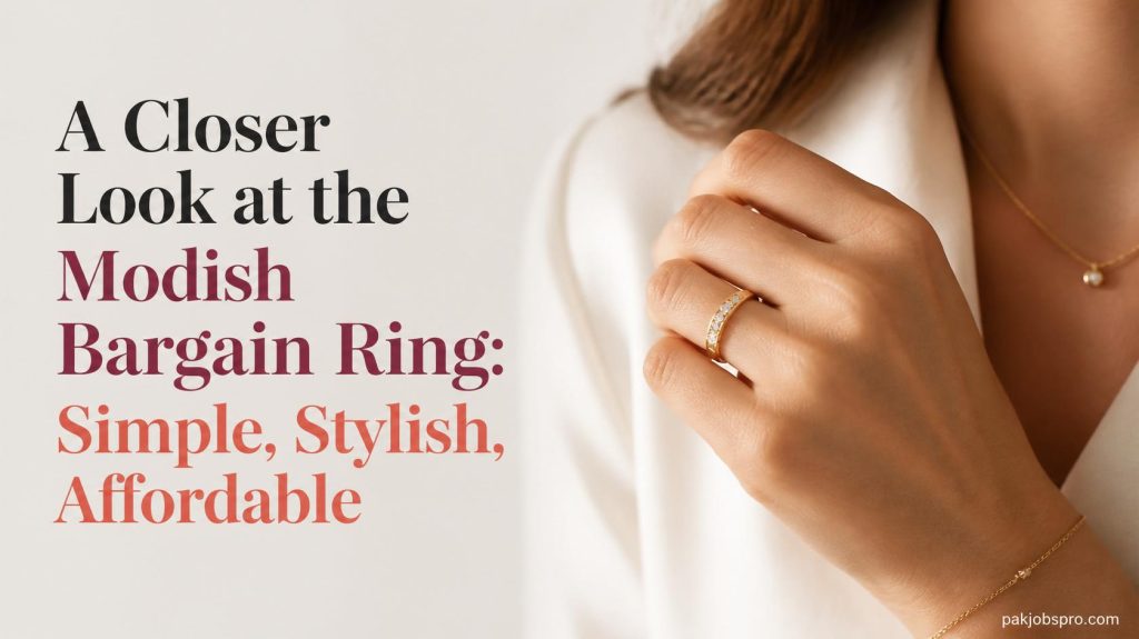 A Closer Look at the Modish Bargain Ring Simple Stylish Affordable